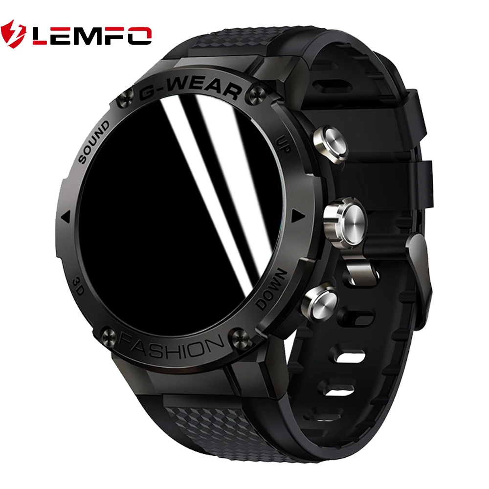 Смарт-часы LEMFO K28H мужские с поддержкой Bluetooth 2021 и Пульсометром | Электроника