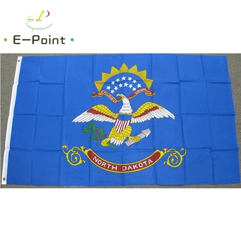 

USA North Dakota State Flag 2ft*3ft (60*90cm) 3ft*5ft (90*150cm) Size Christmas Decorations for Home Flag Banner
