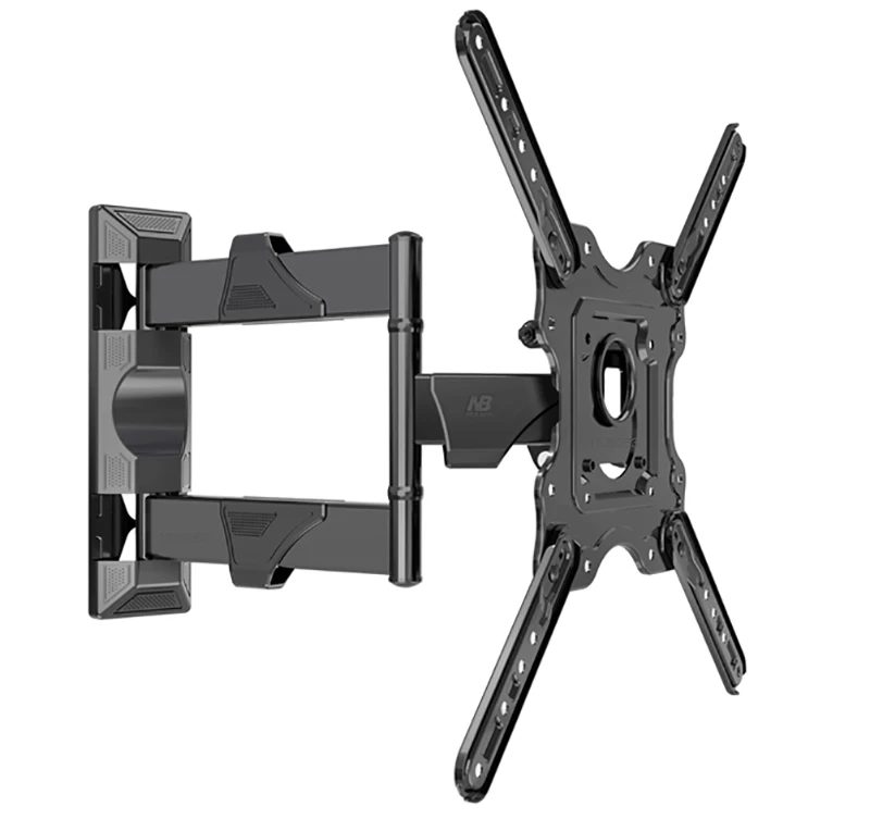 New NB P4 Full Motion 32-55 inch TV Wall Mount  Flat Panel LED LCD Display Mount Bracket MAX.VESA 400x400mm Load 27.2kgs