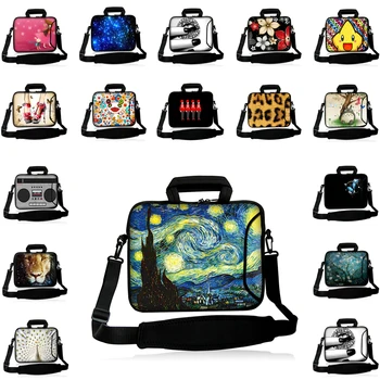 

Computer Carry Bag Neoprene 10 12 13 14 15 17 15.6 13.3 inch Laptop Shoulder Strap Briefcase Messenger Handbag Case For Toshiba