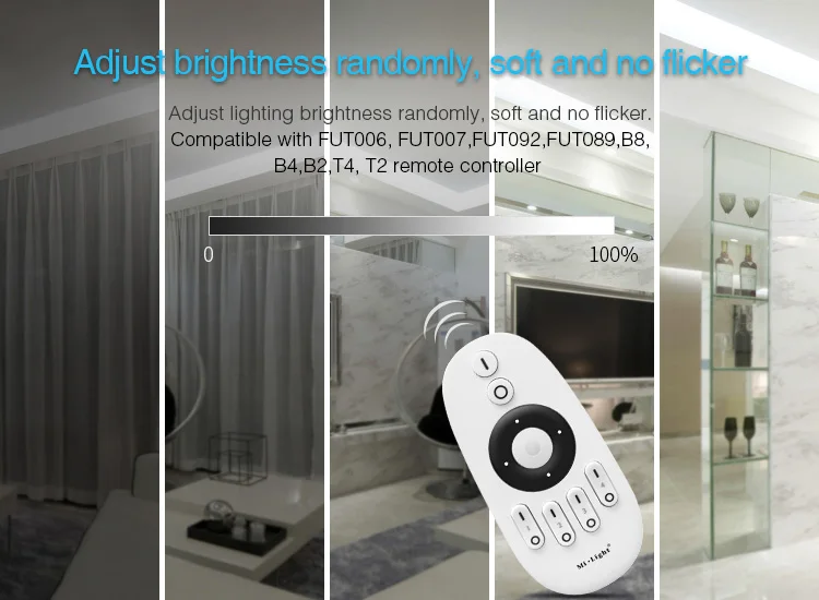 Best saling 0-10v smart led strip dimming  controller  APP 2.4G long distance remote control