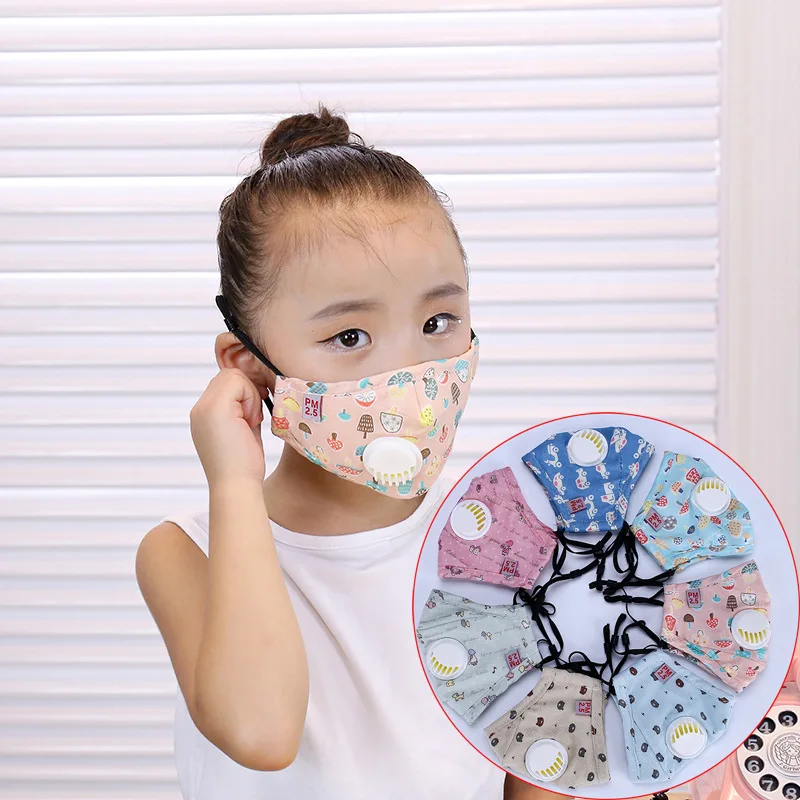 

ffp3 boys and girls dustproof, anti-fog, anti-flu, anti-virus, PM2.5, warm and breathable cotton cloth with breathing valve mask
