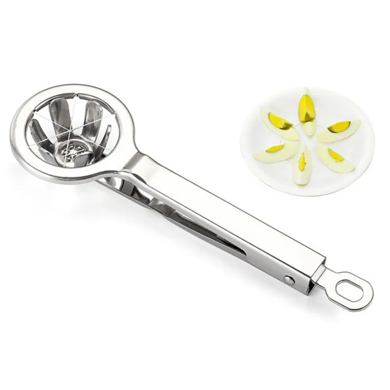 Stainless Steel Kitchen Egg Slicer Egg Tool Apple Cutter Hard Boil Egg