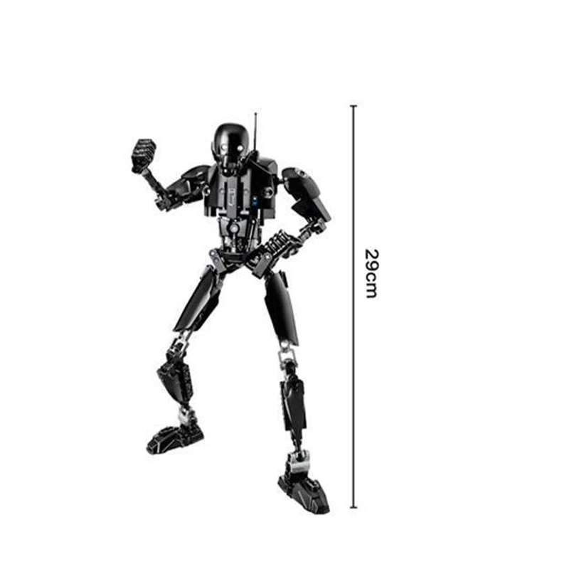 KSZ 617 K 2SO робот солдат из Звездных Войн Rogue One Action Building Block Toys Technic 75120 подарок для