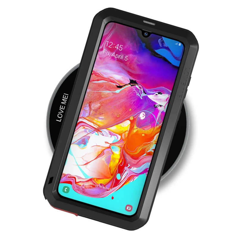 Чехол a70 металлический 360 Полный корпус защитный чехол для samsung Galaxy A70 чехол противоударный металлический задняя крышка для samsung A 70 чехлы