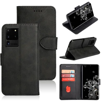 

100pcs/lot Retro Pattern wallet PU Leather Stand Case for Samsung S20 Plus S20 Ultra S10 LITE NOTE 10 LITE M31 A81 A91 A51 A71