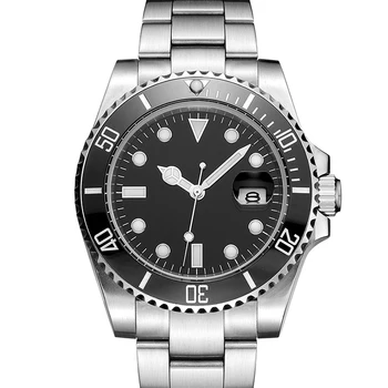 

Ocysa Black Ceramic Bezel no logo Brand Luxury Mechanical Automatic Men Watch Masculino Sport Mens Watches Wristwatch