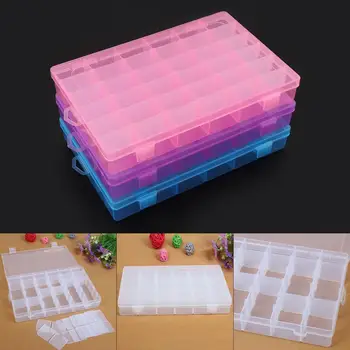 

3 Colors 36 Grid PP Multipurpose Organizer Container Storage Box Fit for Household Daily / Cosmetic / Jewelry / Tool Parts