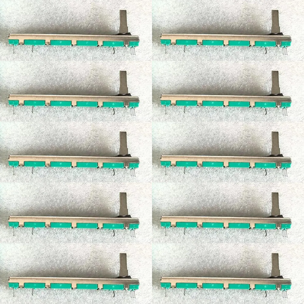 Audio Mixer Pot Mixer Fader 10pcs For Yamaha Stereo Fader MG12/4 16/4 Straight Slide Potentiometer MG166CX-USB A20K A203 Sliding Rheostat