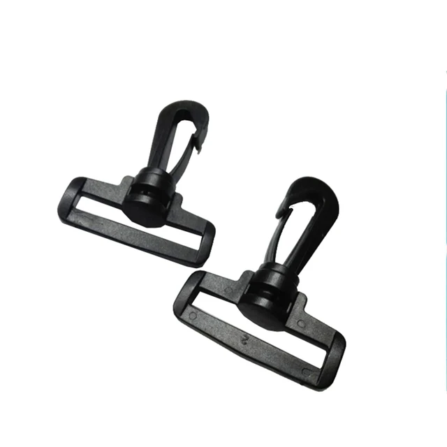 Plastic Black Rotating Swivel Snap Hook Buckle For Weave Paracord Lanyard  Backpack Webbing Carabiner - Buckles & Hooks - AliExpress