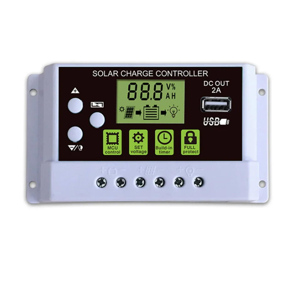 KYZ 10a/20a/30a Led Смарт литиевая батарея солнечный уличный свет контроллер