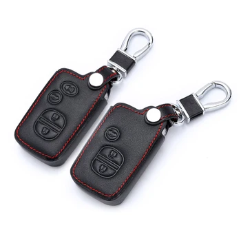 

1Pcs PU Leather 3 4 Buttons Remote Key Case Fob Bag Cover For Toyota Camry RAV Avalon