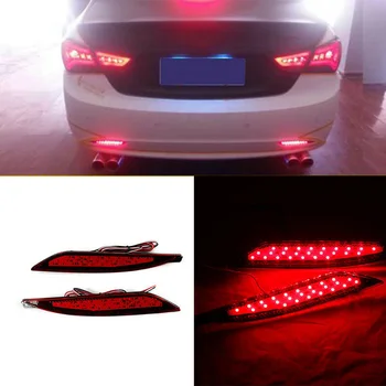 

Car LED Light Auto 1 pair Lens Rear Bumper Taillight Reflector Brake DC12V