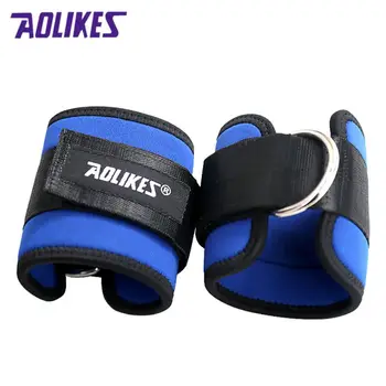 Fitness Verstelbare D-Ring Enkelbandjes Voet Ondersteuning Enkel Protector Gym Been Pullery Gesp Sport Voeten Guard Hot