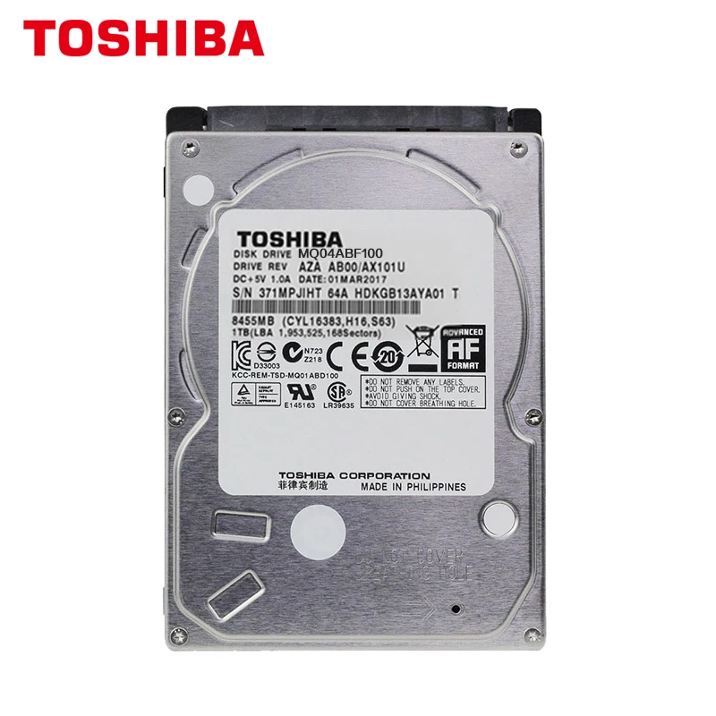 TOSHIBA внутренний жесткий диск для ноутбука 1000 гб ТБ 2 5 дюйма 5400 об./мин.| |