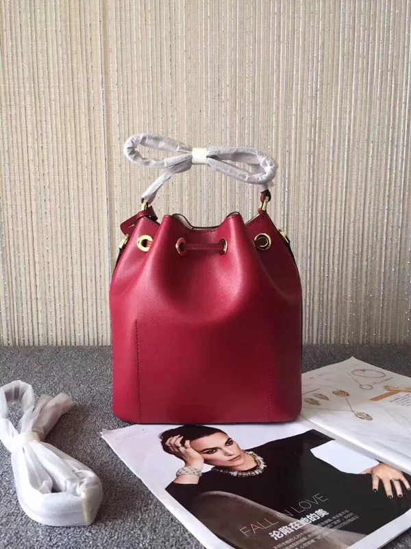 Новейшая Роскошная брендовая классическая сумка ведро из натуральной кожи сумка с одним плечом диагональная Большая вместительная сумка для женщин