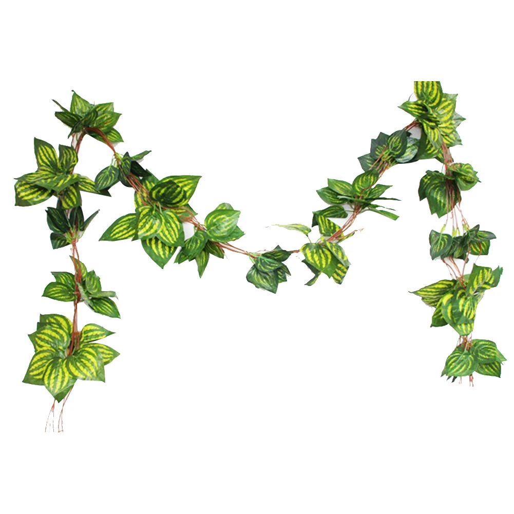 5Pcs Artificial Maple Grape Leaf Vine Plant DIY Party Home Wedding Garden Wall Decor