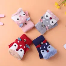 1 пара перчаток с героями мультфильмов, высококачественные удобные утолщенные лыжные перчатки, растягивающиеся Детские перчатки для вечеринки на день рождения, лучший подарок