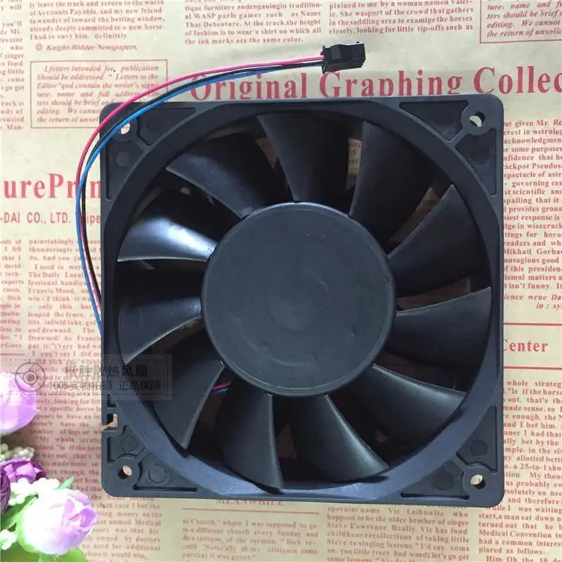 Дельта PFB1224EHE 12038 3 DC 24V 1.08A два подшипника Сервер вентилятор охлаждения