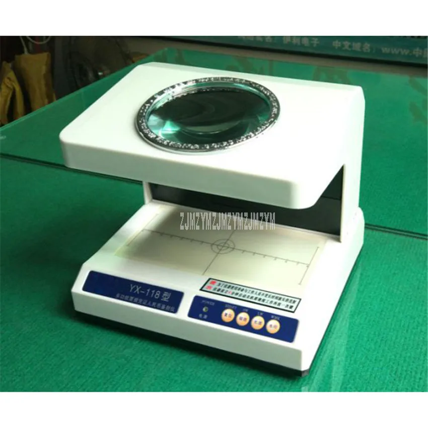 10X увеличение банкнот ваучер водяной знак длинная/короткая волна УФ детектор банкнот наличные деньги детектор проверки машина YX-118