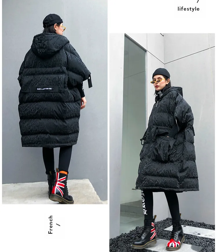 Max LuLu, корейская мода, зимняя одежда, Женская утолщенная зимняя куртка, женское повседневное длинное пальто, теплое с капюшоном, с подкладкой, леопардовая парка