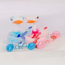 1 шт. epacket Очаровательная птица электрическая игрушка плюшевая Очаровательная кукла Фламинго кукла Танцующая скручивающая голову кукла