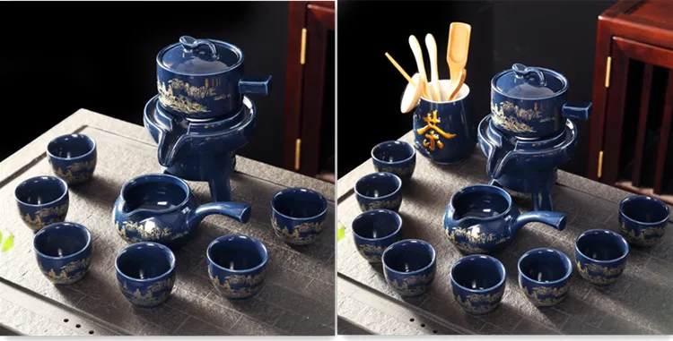 8 Pcs Ceramic Travel Tea Sets Chinese Portable Ceramic Bone China Teaset Gaiwan Teacup Porcelain Tea Cup The Kung Fu Teapot Set