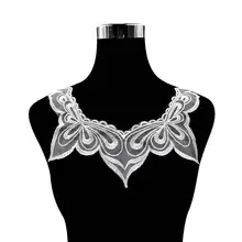 Вышивка шеи воротник diy Ложные воротнички Водорастворимая москитная сетка Женская бутоньерка трехмерные кружевные аксессуары