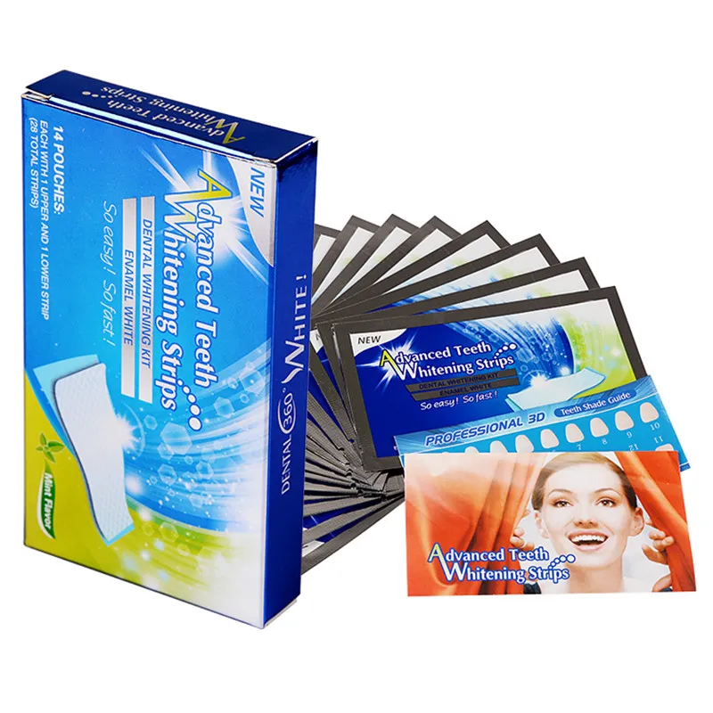 7/14 Pairs Sensitive Teeth Whitener Natural Teeth Whitening Strips With