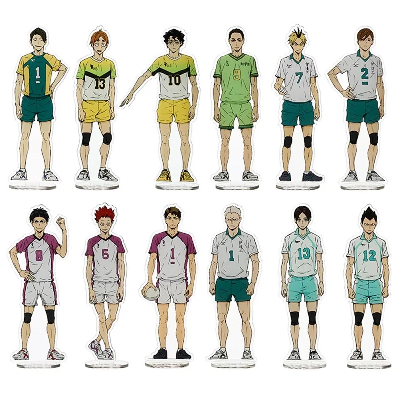 Аниме Haikyuu Hinata Kageyama Tsukishima Sugawara семейная фототабличка держатель Topper | Канцтовары