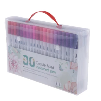 

80 Colors Art Markers Pen Water Based Markers Dual Tips Drawing Marker Pen