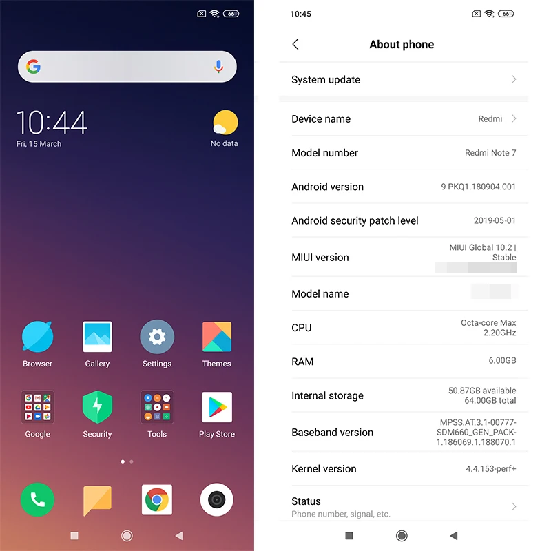 Мобильный телефон Xiaomi Redmi Note 7 с глобальной прошивкой, 6 ГБ, 64 ГБ, Восьмиядерный процессор Snapdragon 660, экран 6,3 дюйма, задняя камера 48 МП, 4000 мАч