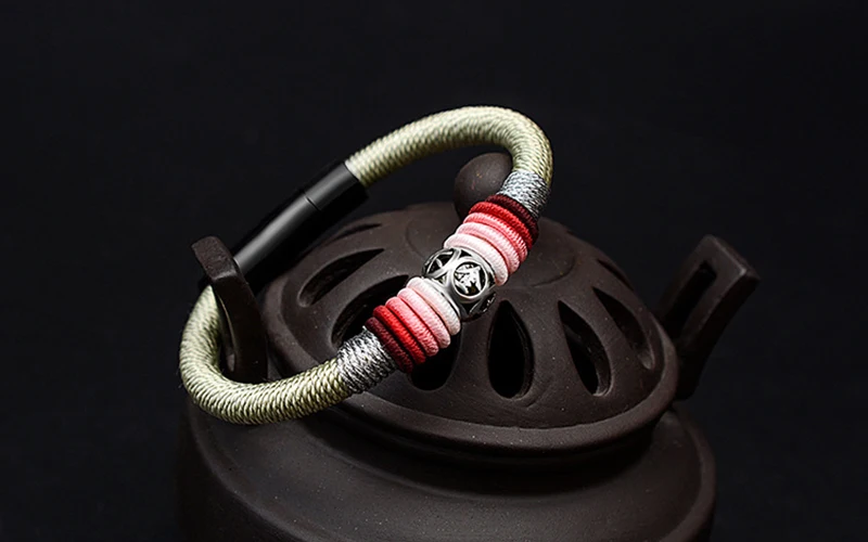 BOEYCJR Красочные 5 браслеты из элементов и браслеты модные украшения ручной работы парашютный шнур плетеный веревочный браслет для мужчин или женщин