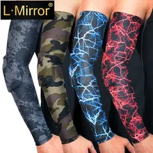 L.Mirror 1Pcs Arm Sleeve, Reachs Elbow Brace Support  Sleeve for Sport Workout Tennis Basketball Yoga Weightlifting Arthritis