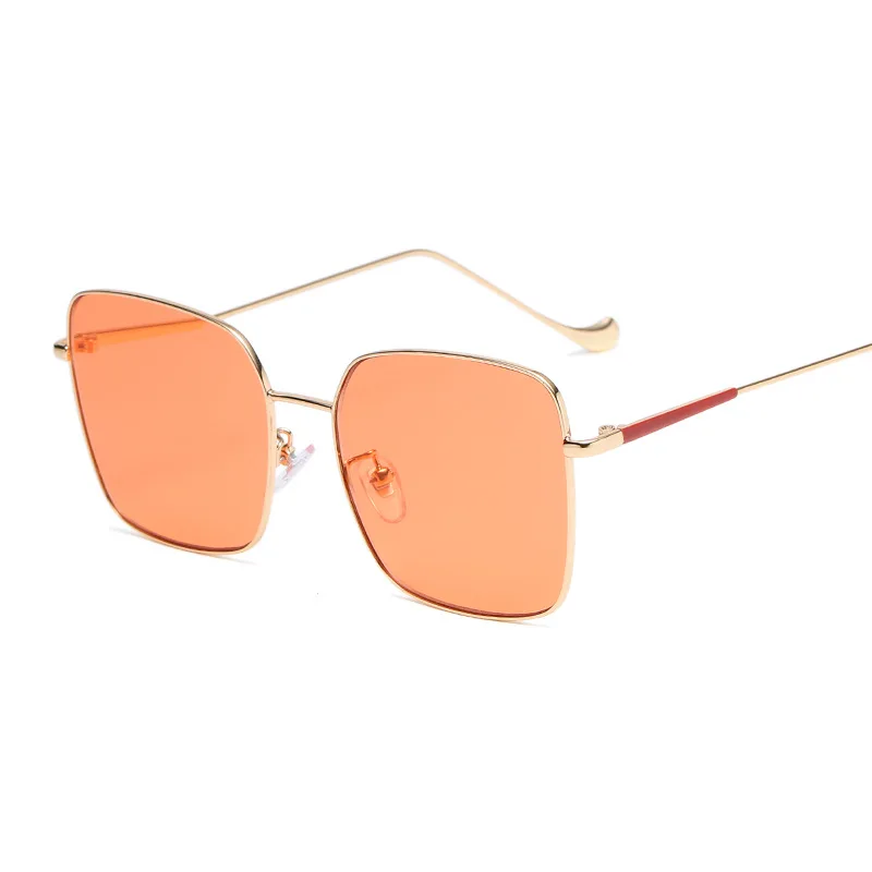 

TEENYOUN 2020 Women Retro Square Sunglasses Metal Frame Sun Glasses Protection Sunglass Fashion Eyewears Oculos De Sol UV400