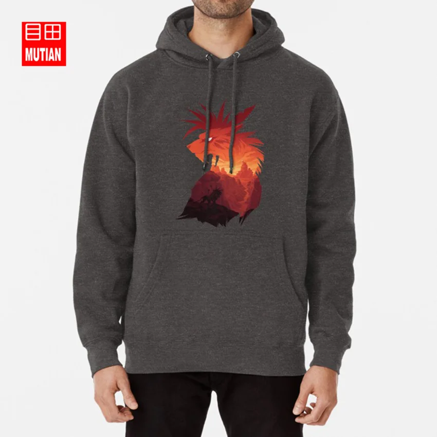 The Canyon's Guardian толстовки final fantasy xiii красный 13 последняя фантазия VII final fantasy 7 nanaki seto cosmo - Цвет: darkgrey-hoodie