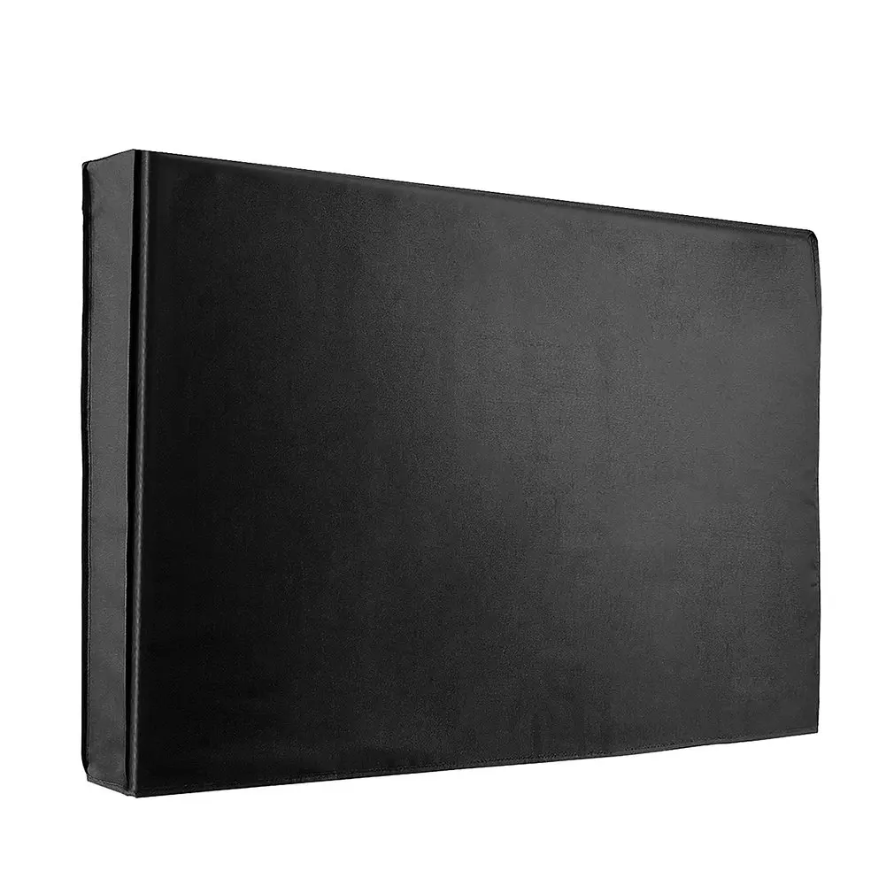 Универсальный непромокаемый пыленепроницаемый уличный ТВ чехол 30-32 дюймов плоская Защитная пленка для экрана легко установить черный