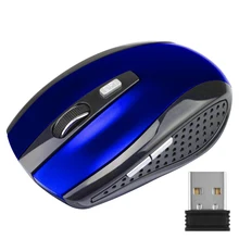 Ratón inalámbrico para juegos ajustable DPI 2,4 GHz ratón óptico inalámbrico de 6 botones ratón Gamer ratones con receptor USB para PC ordenador portátil
