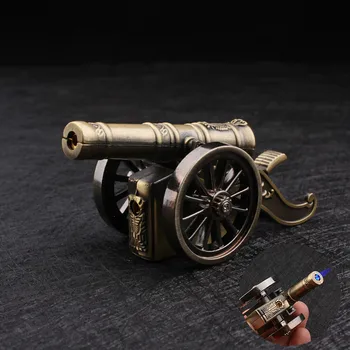 

Creative Retro Boutique Artillery Small Cannon Lighter Inflatable Windproof Personality Birthday Gift Decorative Crafts