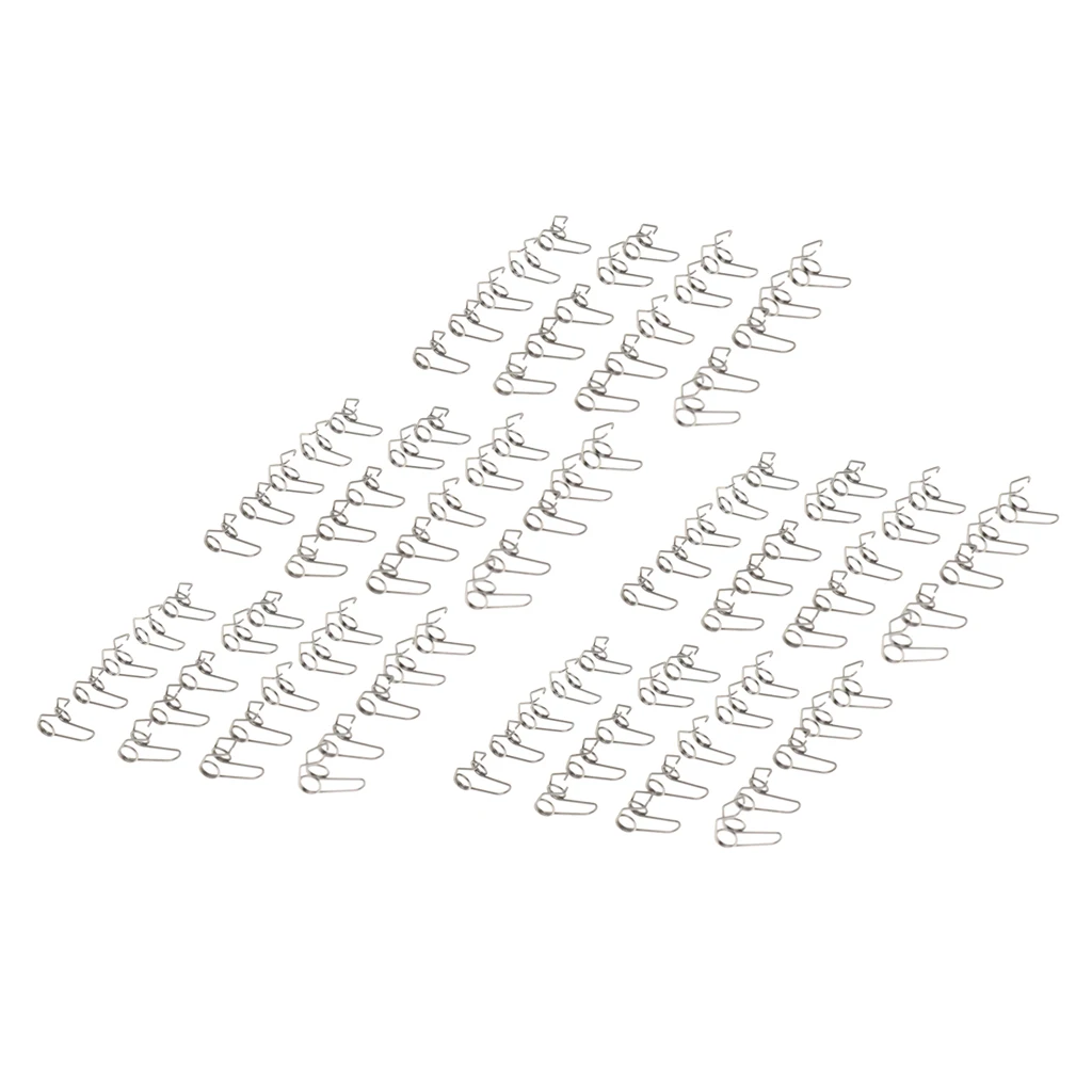 100Pcs / Set Trumpet Waterkey Spit Value Spring For Trumpet Repairing Accessories