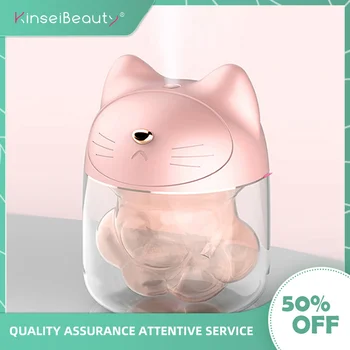 

260ML Mini Ultrasonic Air Humidifier Romantic Soft Light USB Essential Oil Diffuser Car Purifier Aroma Anion Mist Maker