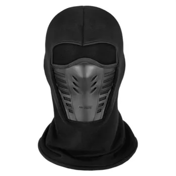 

Black Windproof Motorcycle Full Face Mask Winter Anti Dust Face Shield Guard Outdoor Thermal Fleece Balaclava Masque Mascarilla