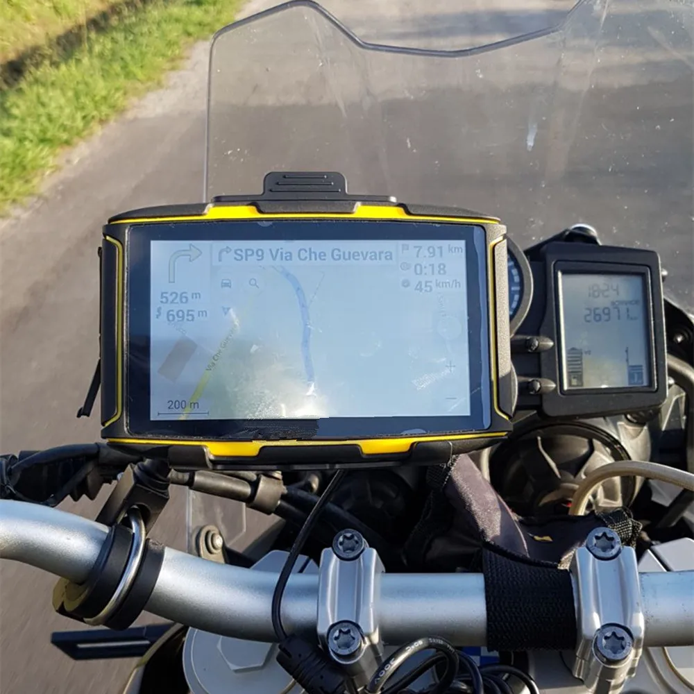 Водонепроницаемый Автомобильный мотоцикл Android GPS навигация IP67 WIFI Bluetooth 4 0 с Play Store