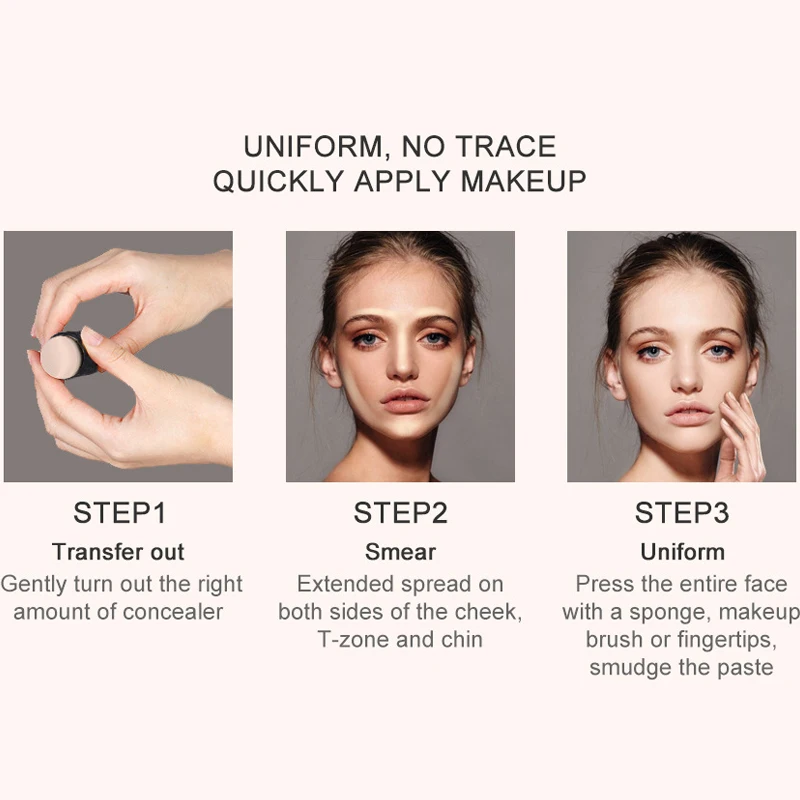 4 цвета Контур лица корректор палочка увлажняющий крем с полным покрытием