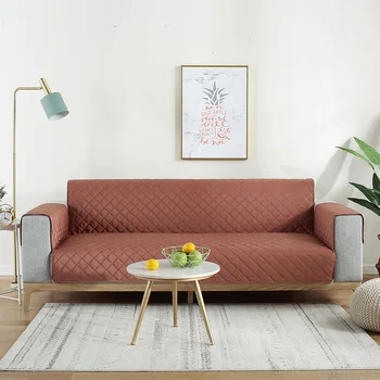 

1/2/3 Seat Waterproof Sofa Cover Removable Pet Dog Kid Mat Armchair Furniture Protector Washable Armrest Couch Covers Slipcovers