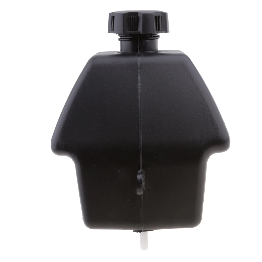 Black Gas Fuel Tank for 4-Stroke 50 70 110 125 CC Quad Dirt Bike ATV