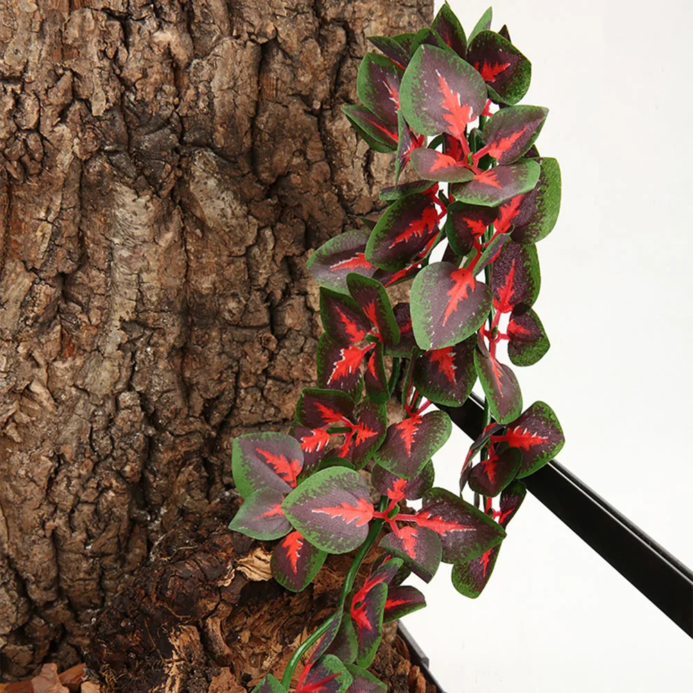 1PC Lizard Habitat Vine 50cm Artificial Plant Reptiles Simulation for Fish Tank Terrarium Decor | Дом и сад