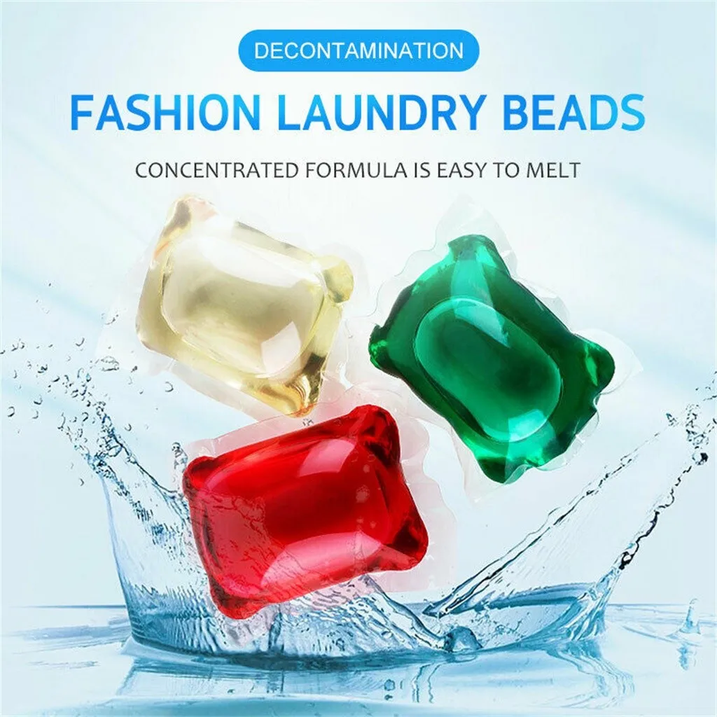 Laundry Ball Beads Hot Sale Cleaning Supplies Portable Laundry Gel Bead Capsules Travel Washing Liquid Pod Cleaner Cleaning#30
