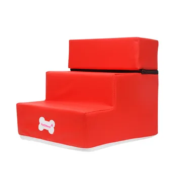 

3 Steps Dog Stairs Cat Staircase Breathable Anti-slip Waterproof Pet Climbing Ladder Bed Cushion Mat Dogs Puppy Dropshipping d2