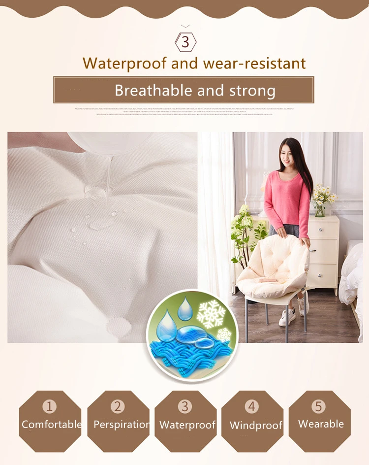 Office Cushion Student Chair Cushion Thick Non-slip Cushions Breathable Semi Enclosed Seat Cushion Waist  Warm Comfort Car Seat